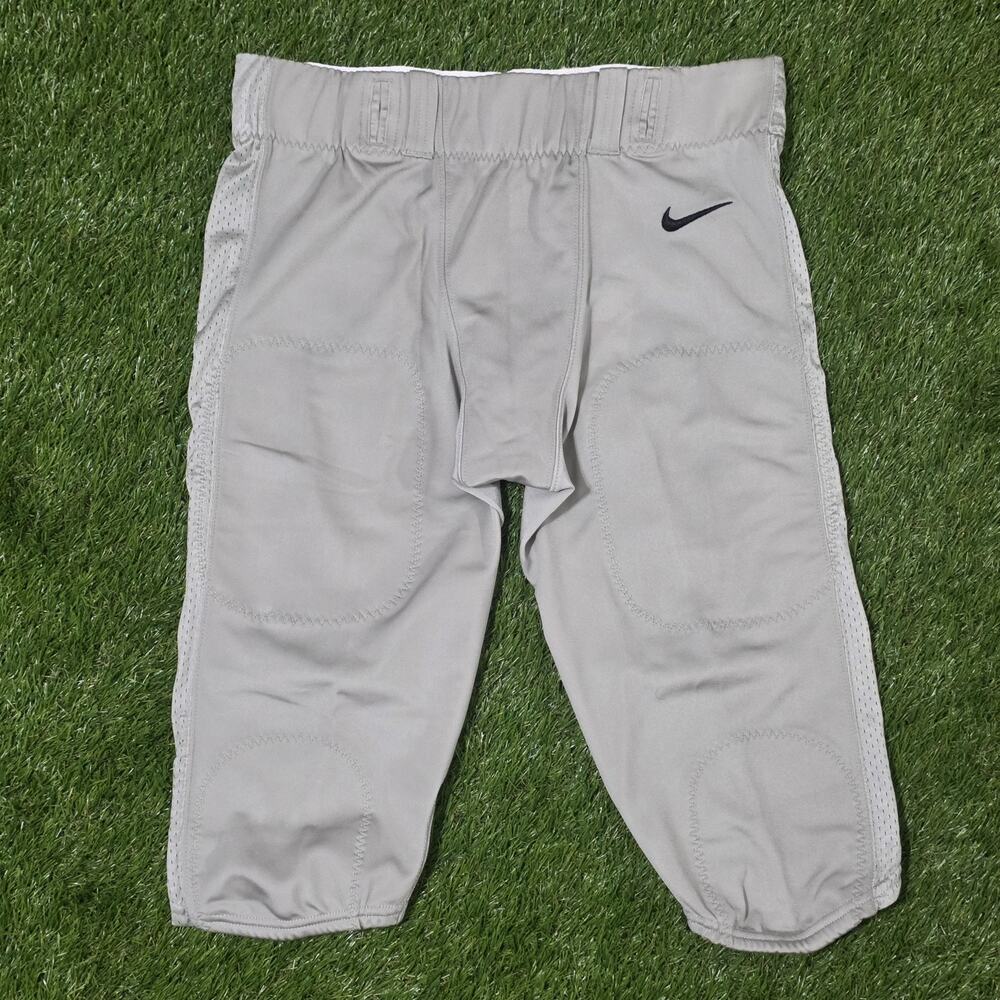 Nike Team Vapor Varsity Football 3/4 Pants 908728-057 Gray Black Men's Sz Large